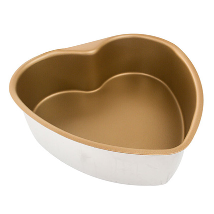 心型蛋糕模（金色不粘）
